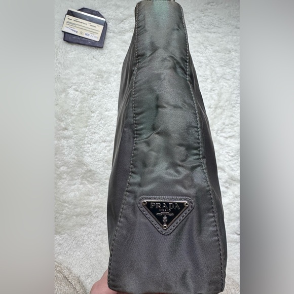 Authentic Prada Silver and Gray Shoulder Bag - Picture 5 of 16